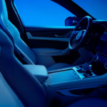 2026 Jaguar F-PACE interior front seating and tech
