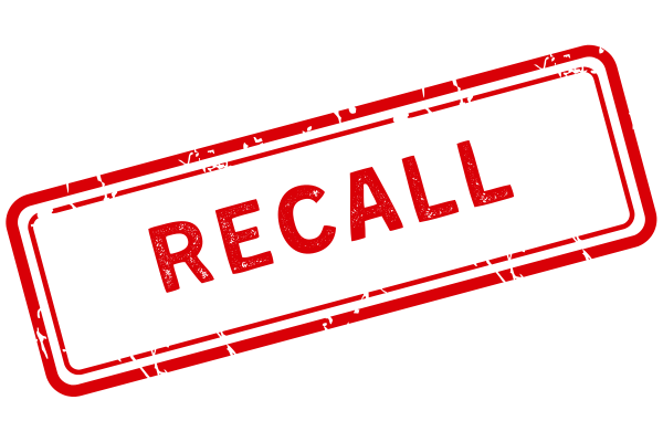 red recall stamp