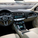 Jaguar cockpit featuring Meridian Sound System